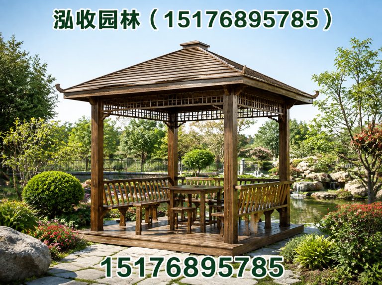 固原防腐木展示图